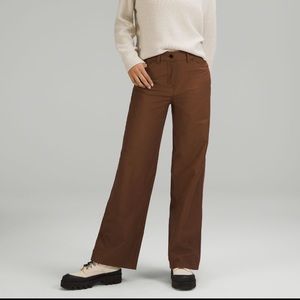City Sleek 5 Pocket High Rose Wide Leg Pant *Light Utilitech